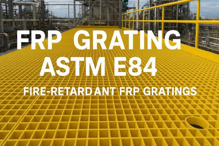 How India’s FRP Grating Manufacturers Ensure ASTM E84 Fire Safety Compliance FRP Grating Manufacturers